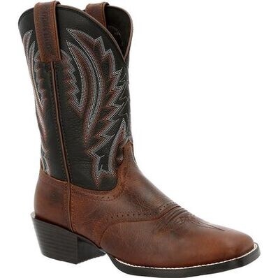 DDB0351 MEN&#39;S DURANGO 11&quot; WESTWARD™ DARK CHESTNUT &amp; BLACK ONYX WESTERN BOOT