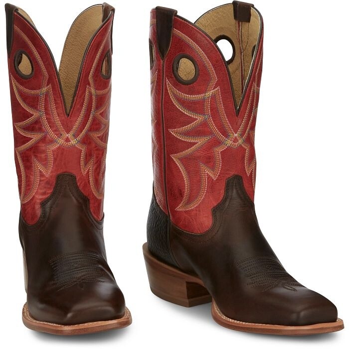 SA2010 MEN&#39;S TONY LAMA RONAN 11&quot; WIDE SQUARE TOE WESTERN BOOT