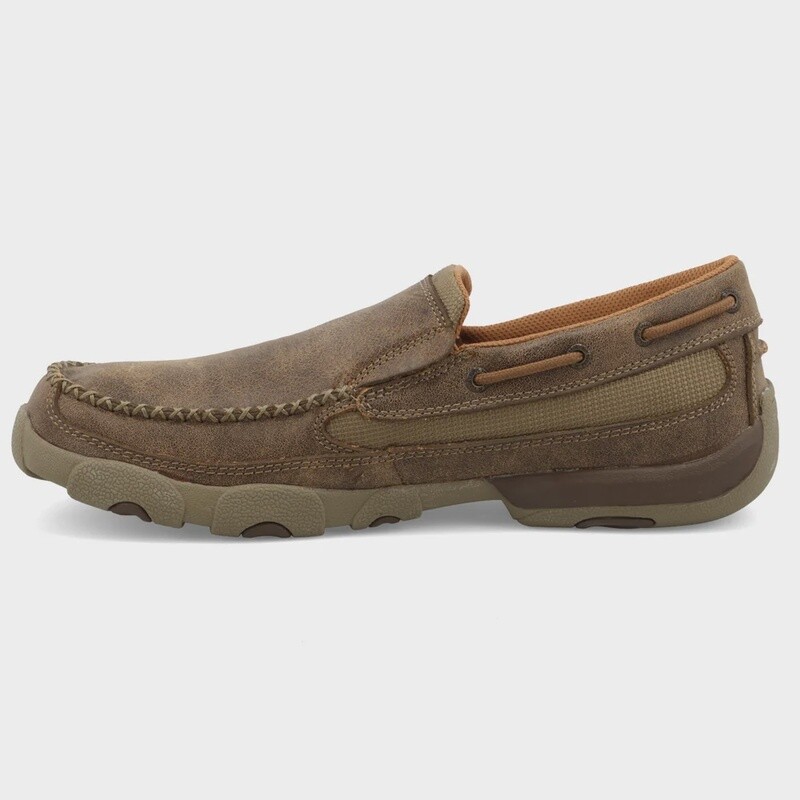 MDMS002 MEN'S TWISTED X BOMBER SLIP-ON DRIVING MOC