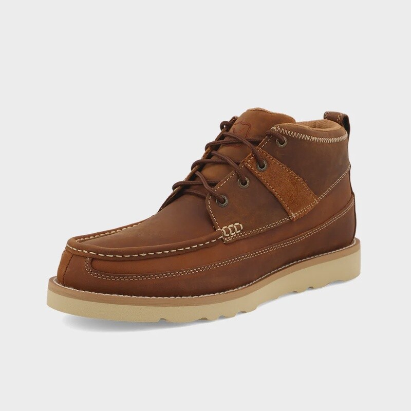 MCA0007 MEN&#39;S TWISTED X CASUAL WEDGE SOLE LACER