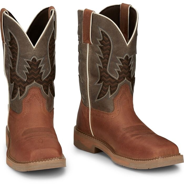 SE4110 MEN&#39;S JUSTIN BOLT 11&quot; WORK BOOT