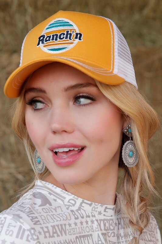 CCC0041030 WOMEN&#39;S CRUEL GIRL &quot;RANCH&#39;N&quot; TRUCKER CAP