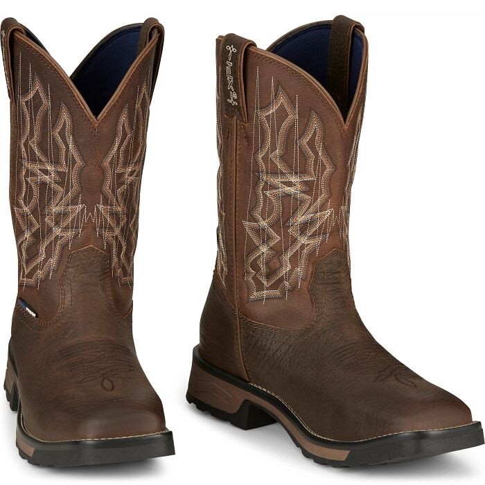 TW3416 MEN&#39;S TONY LAMA ANCHOR 11&quot; PULL-ON WATERPROOF WORK BOOT