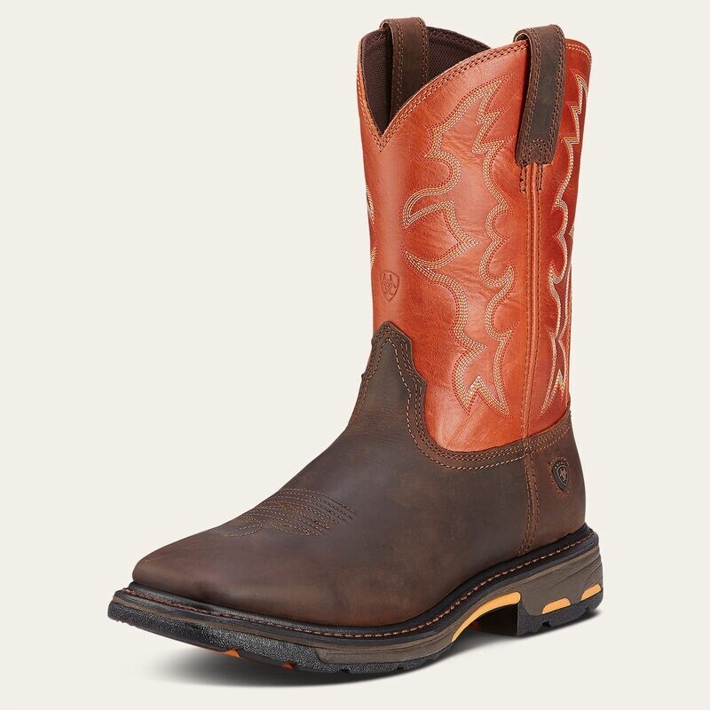 10005888 Men&#39;s Ariat WorkHog Wide Square Toe Work Boot