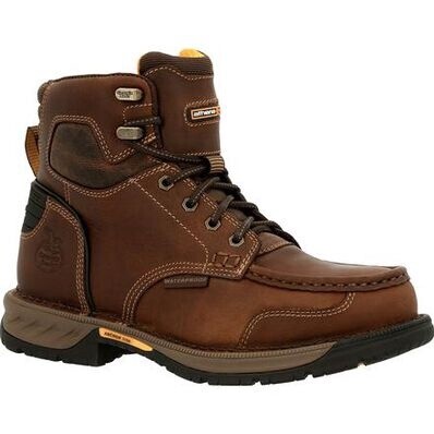 GB00439 MEN&#39;S GEORGIA BOOT 6&quot; ATHENS 360 WATERPROOF MOC TOE WORK BOOT