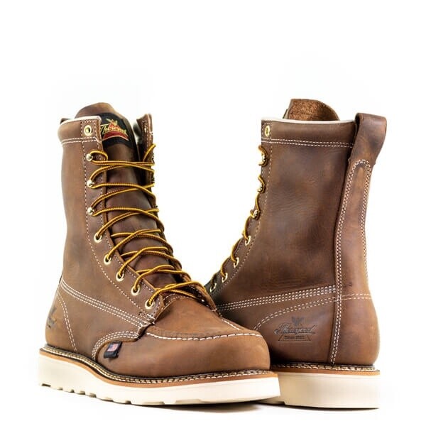 814-4178 MEN'S THOROGOOD AMERICAN HERITAGE – 8″ TRAIL CRAZYHORSE MOC TOE – MAXWEAR WEDGE™
