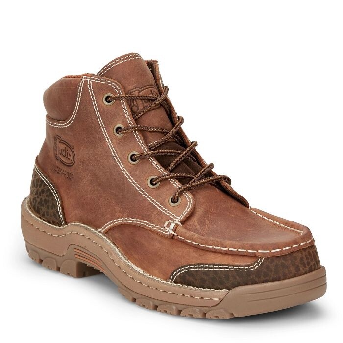SE252 MEN'S JUSTIN CORBETT 5" LACE-UP WATERPROOF WORK BOOT