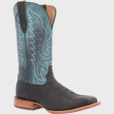 DDB0413 MEN&#39;S DURANGO 13&quot; ARENA PRO™ BLACK AND BLUE LAGOON WESTERN BOOT