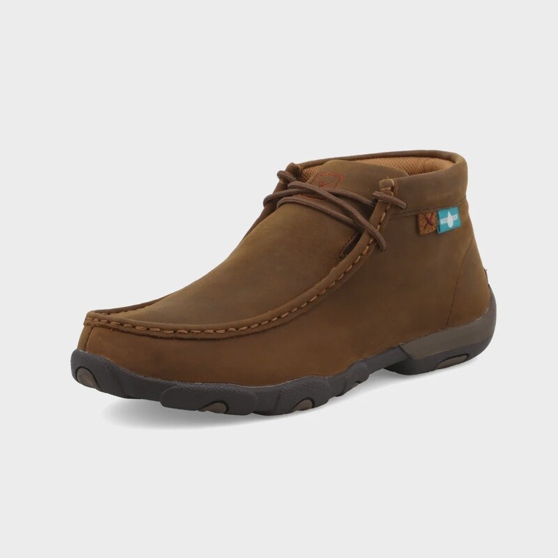 WDMW001 WOMEN'S TWISTED X WATERPROOF WORK CHUKKA DRIVING MOCS