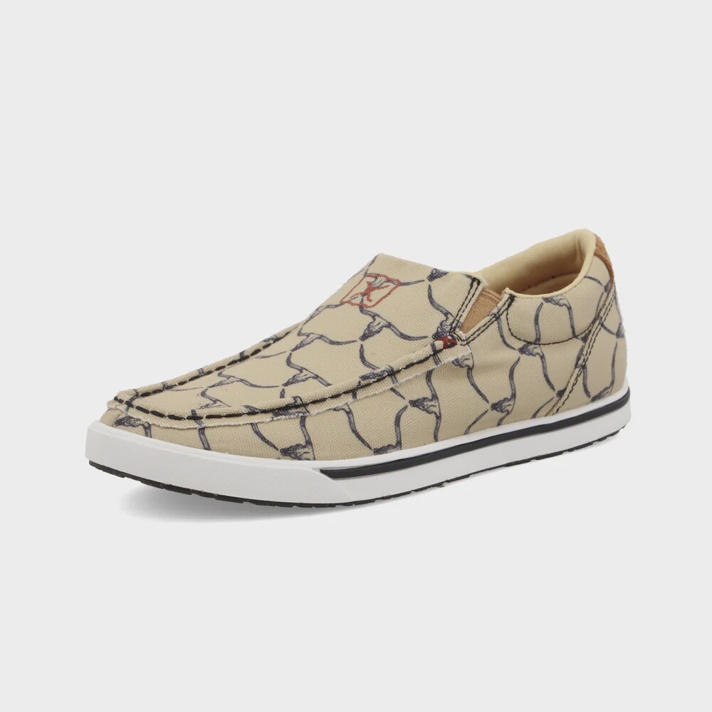 WCA0057 WOMEN&#39;S TWISTED X LONGHORN SLIP ON KICKS