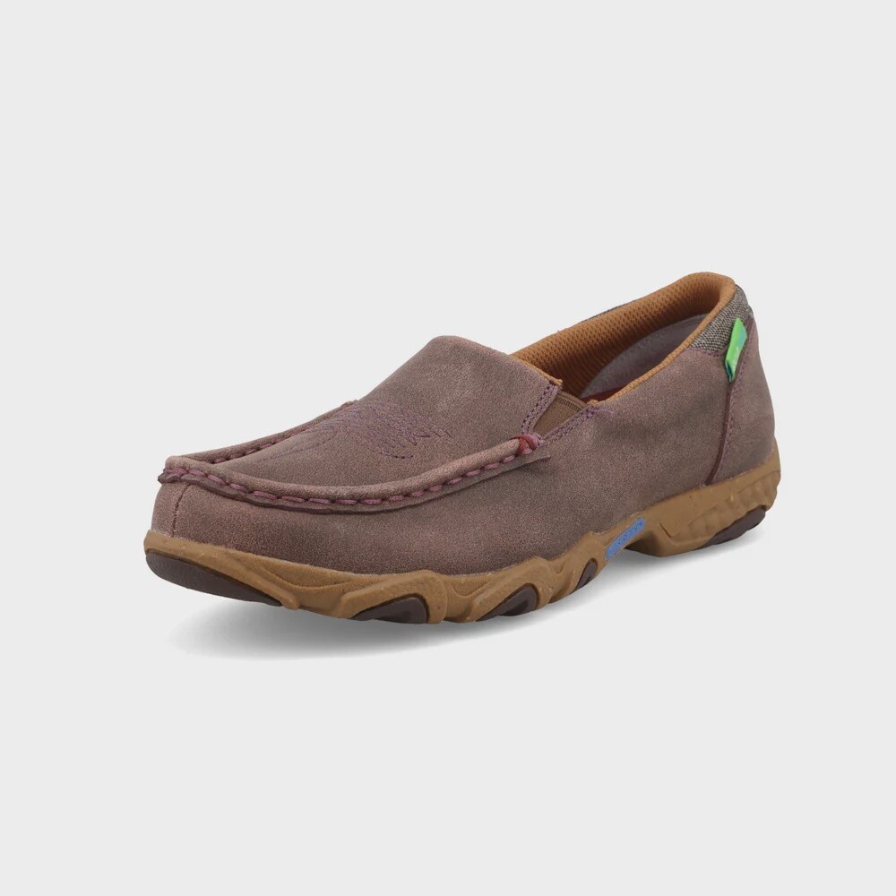 WDMX001 WOMEN&#39;S TWISTED X DUSTY MERLOT SLIP-ON MOC