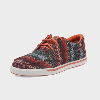 WHYC013 WOMEN'S TWISTED X CORAL AZTEC HOOEY LOPER