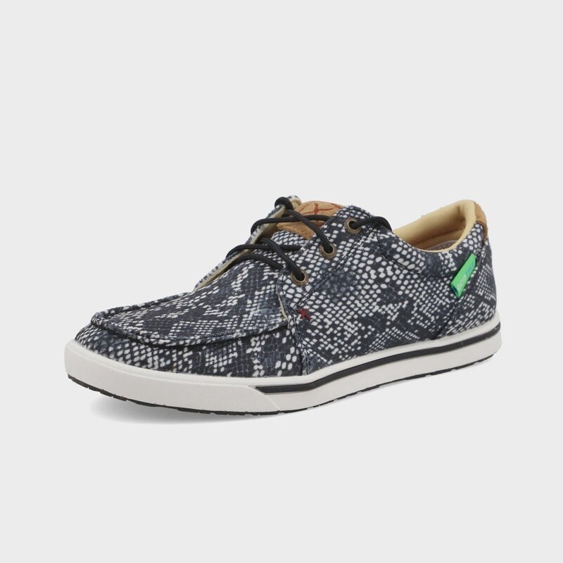 WCA0045 WOMEN'S TWISTED X SNAKE PRINT KICKS