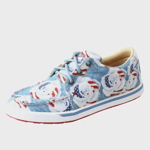 WCA0068 WOMEN&#39;S TWISTED X FLAG ROSE KICKS
