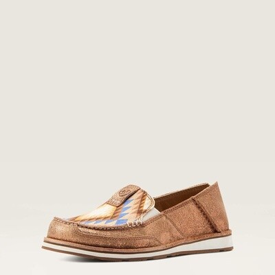 10044528 WOMEN'S ARIAT METALLIC BRONZE/AZTEC CRUISER
