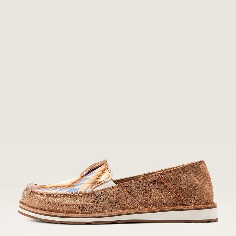 10044528 WOMEN'S ARIAT METALLIC BRONZE/AZTEC CRUISER