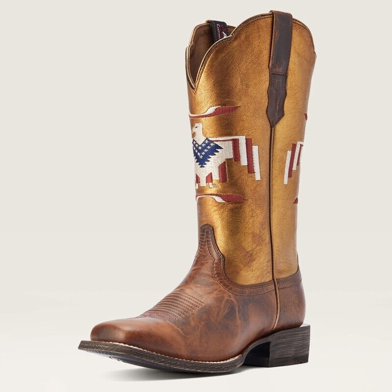 10042578 Women's Ariat Frontier Thunderbird Chimayo Western Boot