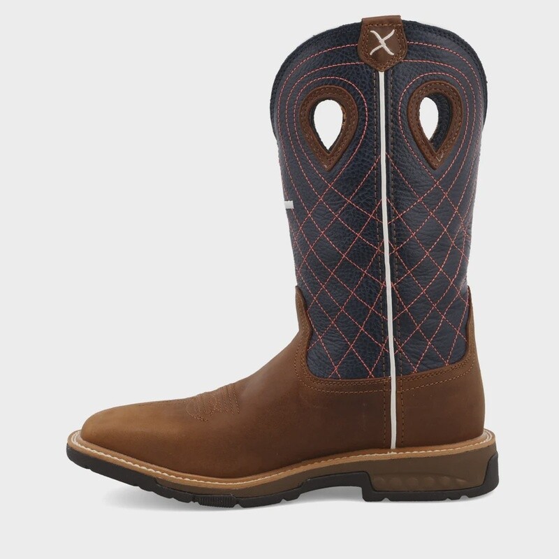 WXBW001 WOMEN'S TWISTED X 11" WATERPROOF SQUARE TOE WESTERN WORK BOOT