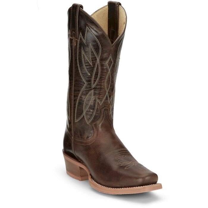 CJ4011 WOMEN&#39;S JUSTIN  12&quot; MAYBERRY UMBER WESTERN BOOT