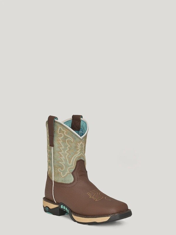W5002-W WOMEN&#39;S CORRAL 8&quot; FARM &amp; RANCH SQUARE TOE WORK BOOT