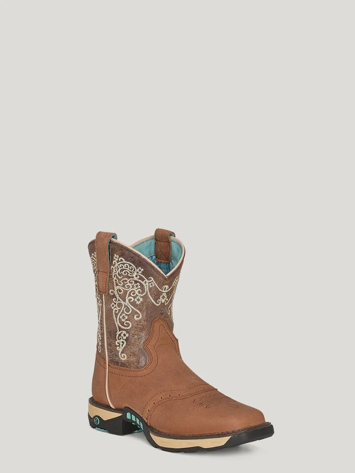 W5006-M WOMEN&#39;S CORRAL 8&quot; FARM &amp; RANCH SQUARE TOE WORK BOOT