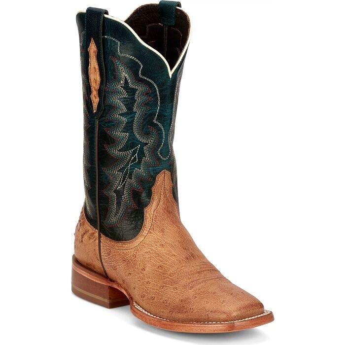 SA6209 WOMEN&#39;S TONY LAMA WILDHEART 11&quot; PULL-ON SMOOTH OSTRICH WESTERN BOOT