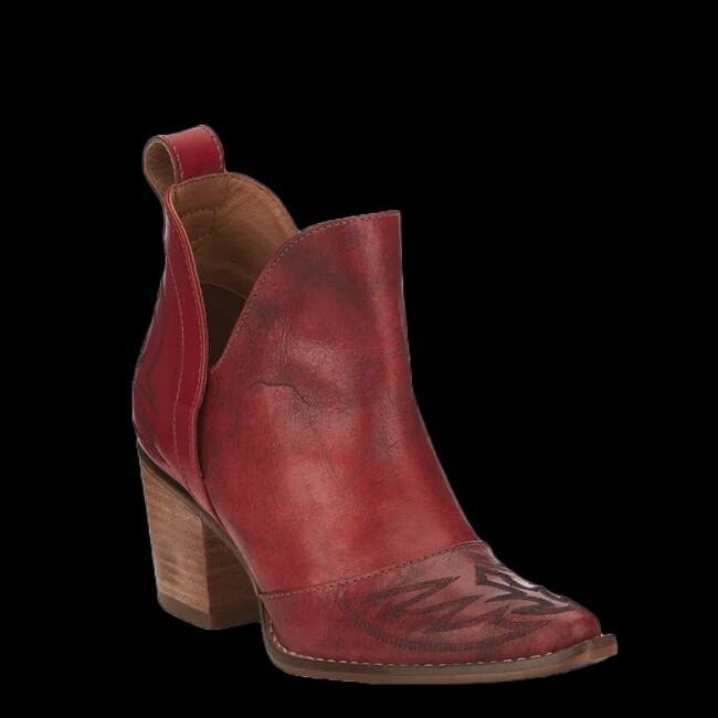 ME1922 WOMEN&#39;S NOCONA 7&quot; RED MICKI BOOTIE