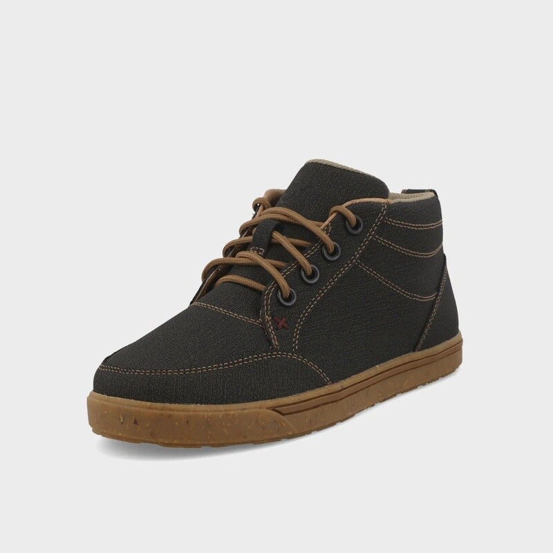 YCA0014 KID'S TWISTED X CHARCOAL KICKS