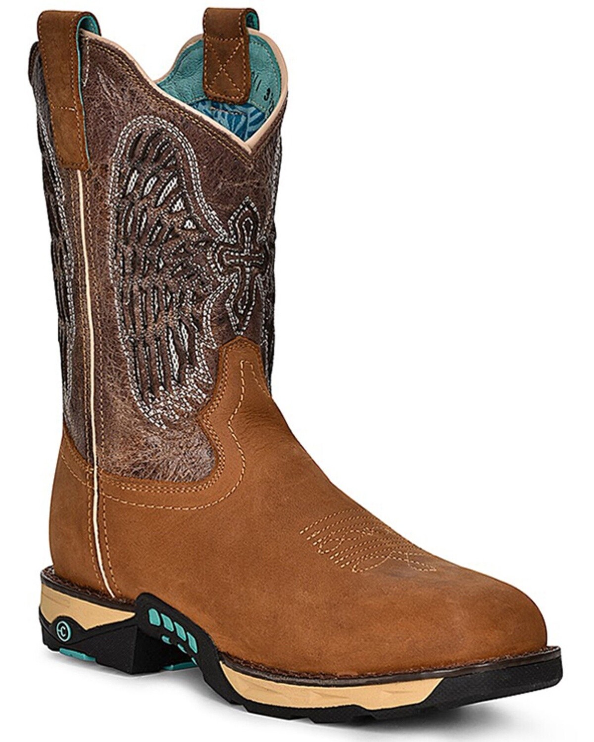W5011 WOMEN&#39;S CORRAL SAFETY TOE SQUARE-TOE WORK BOOT