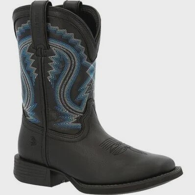 DBT0236C KID'S DURANGO LIL' REBEL PRO BLACK ONYX WESTERN BOOT