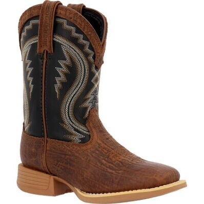 DBT0237C KID&#39;S DURANGO LIL&#39; REBEL PRO ACORN/BLACK ONYX WESTERN BOOTS