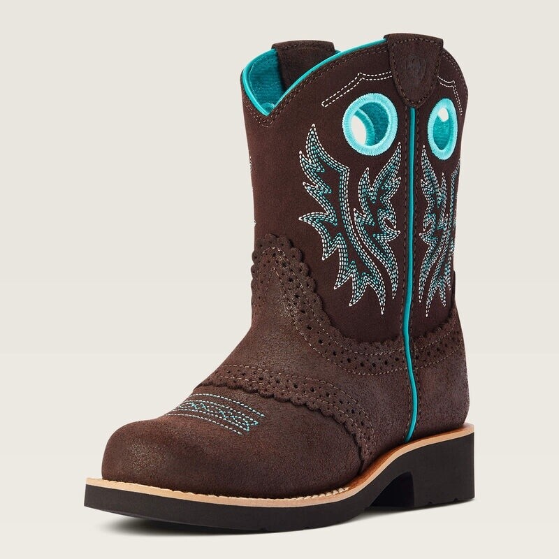 10042537 KID&#39;S ARIAT FATBABY COWGIRL BOOTS