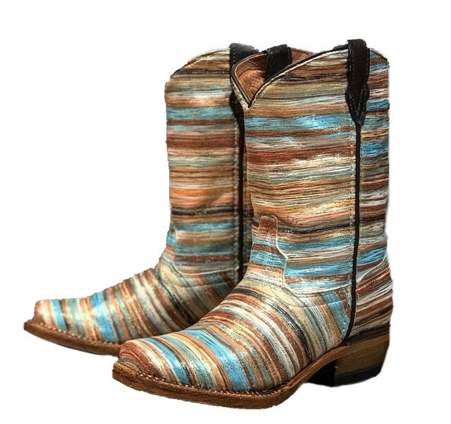 TMG205005 KID&#39;S TANNER MARK SERAPE WESTERN BOOT