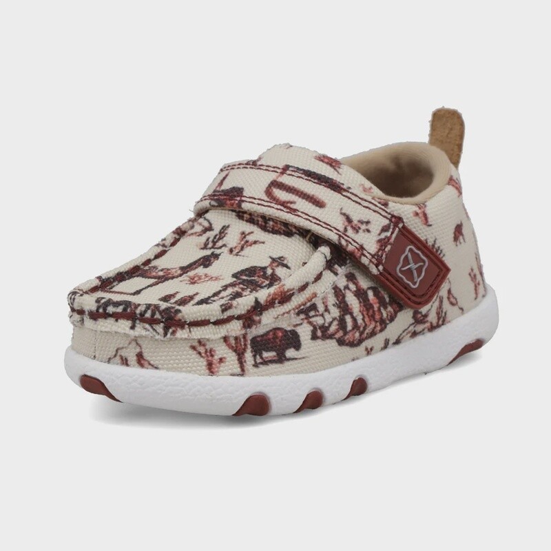ICA0028 INFANT TWISTED X WESTERN DRIVING MOCS
