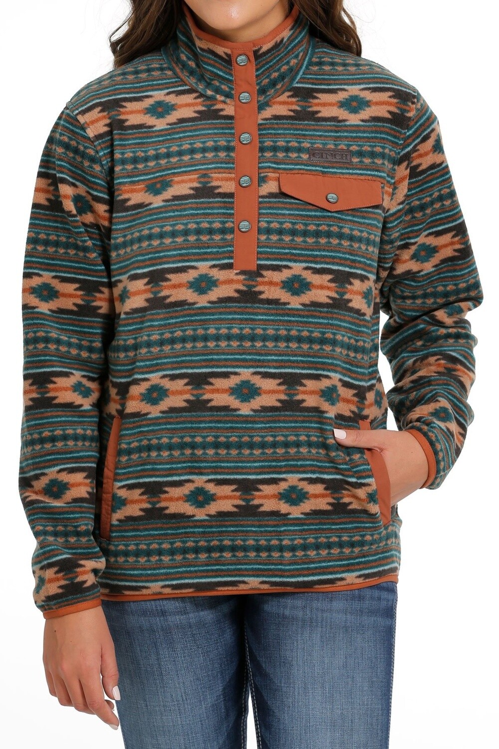 MAK9819006 WOMEN&#39;S CINCH POLAR FLEECE PULLOVER
