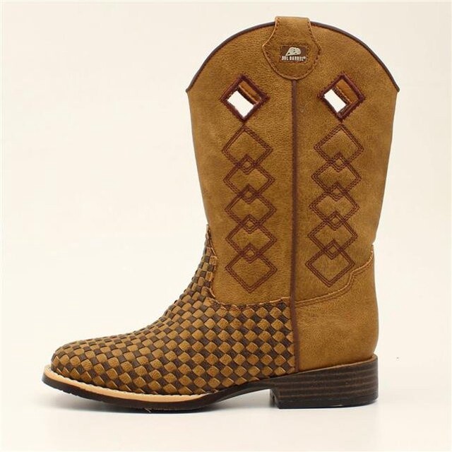 446000292 KID&#39;S DBL BARREL LOGAN COWBOY BOOT