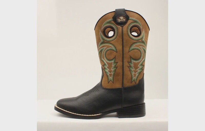 446001101 KID&#39;S DBL BARREL COLTON COWBOY BOOT