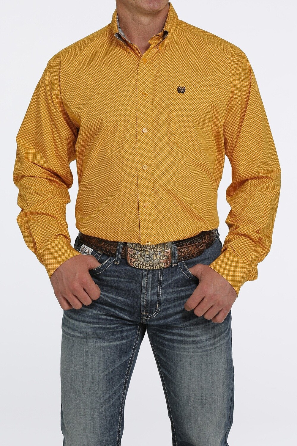 MTW1105448 MEN&#39;S CINCH L/S PRINT WESTERN SHIRT