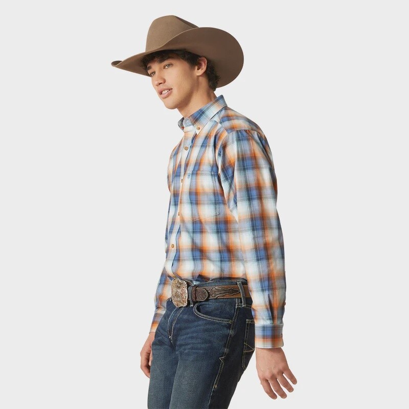 10046523 MEN&#39;S ARIAT PRO GREER LONG SLEEVE BUTTON DOWN