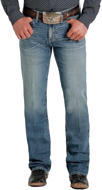 MB54236001 MEN&#39;S CINCH IAN MEDIUM WASH JEAN