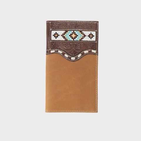 N5416102 NOCONA BEAD INLAY BUCK LACE RODEO WALLET
