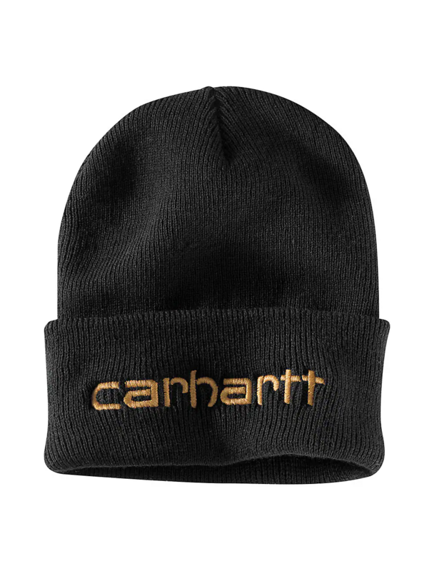 104068-001 CARHARTT KNIT INSULATED LOGO GRAPHIC CUFFED BEANIE