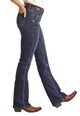 RRWD4MR0XL WOMEN'S ROCK & ROLL MID RISE EXTRA STRETCH BOOTCUT JEANS