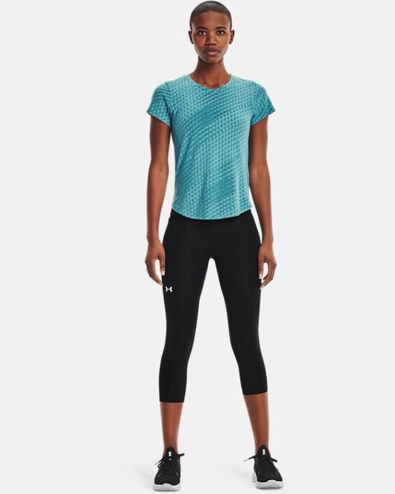 1362687-001 WOMEN&#39;S UNDER ARMOUR MILEAGE COMPRESSION CAPRIS