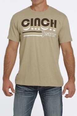 MTT1690505 MEN&#39;S CINCH KHAKI CINCH JEANS TEE