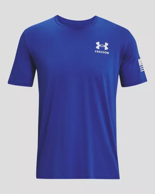 1370810-400 MEN&#39;S UNDER ARMOUR FREEDOM FLAG SHORT SLEEVE TEE