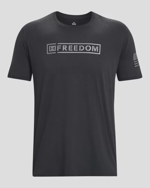 1382202-001 MEN&#39;S UNDER ARMOUR FREEDOM TAC SPINE SHORT SLEEVE TEE