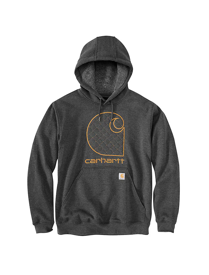 105943-026 MEN'S CARHARTT LOOSE FIT MIDWEIGHT GRAPHIC HOODIE