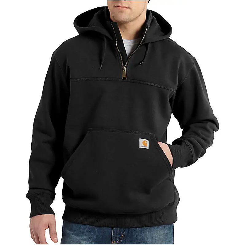 100617-001 MEN&#39;S CARHARTT RAIN DEFENDER® LOOSE FIT HEAVYWEIGHT QUARTER-ZIP HOODIE
