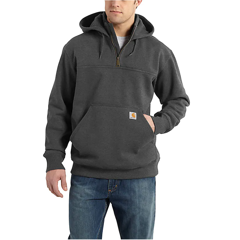 100617-026 MEN&#39;S CARHARTT RAIN DEFENDER® LOOSE FIT HEAVYWEIGHT QUARTER-ZIP HOODIE